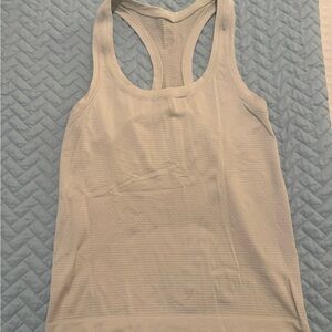 Lululemon Cream Racerback Tank Top